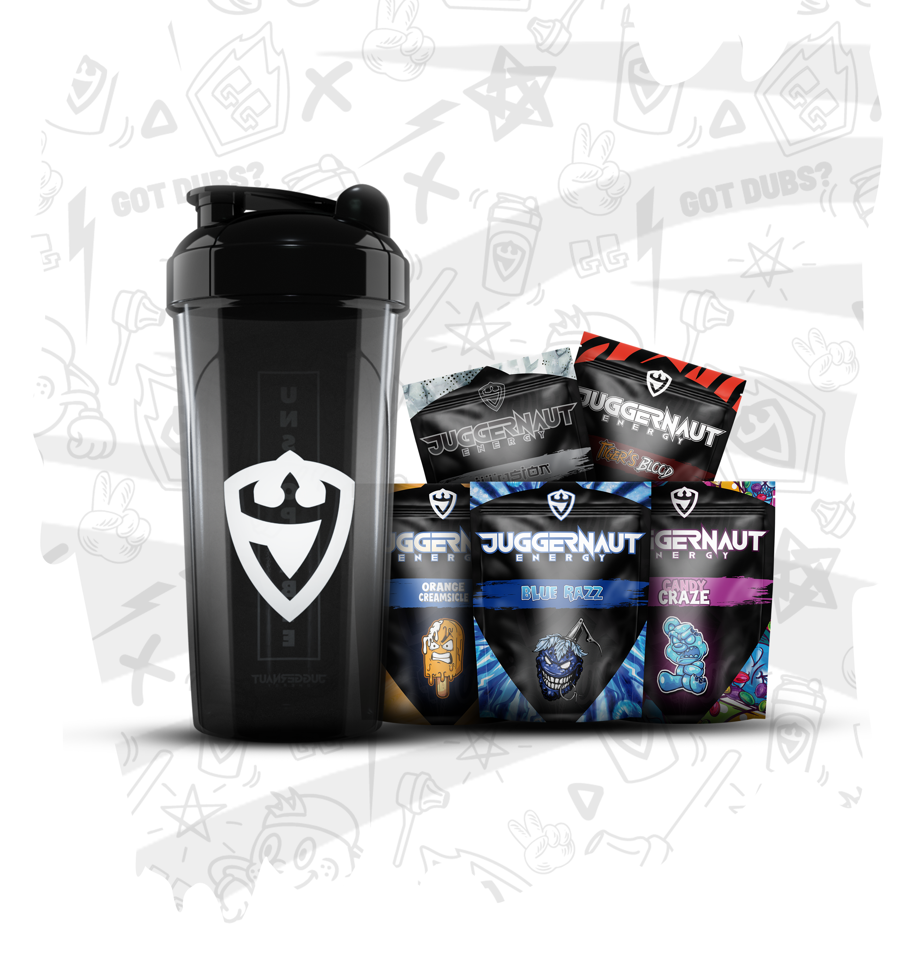 G FUEL  Blacked Out G FUEL Starter Kit