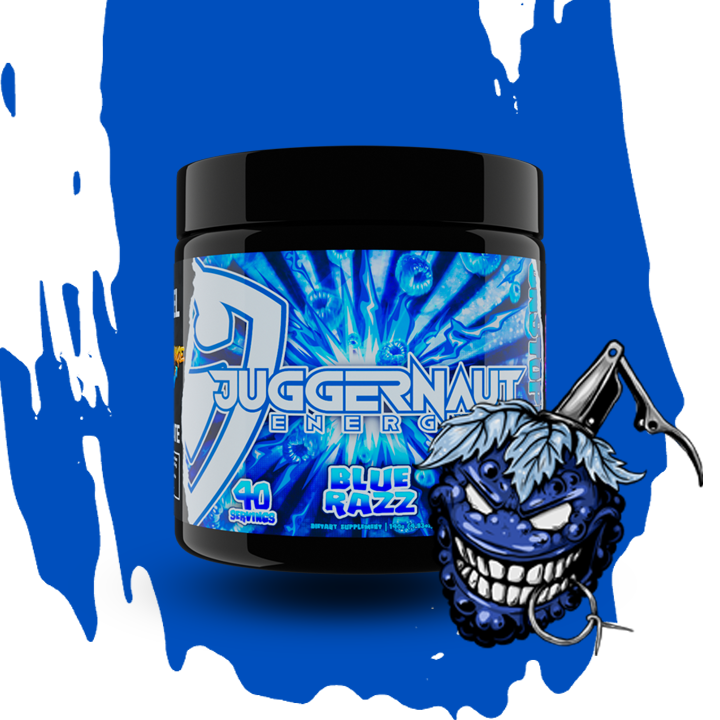 BLUE RAZZ - Juggernaut Energy